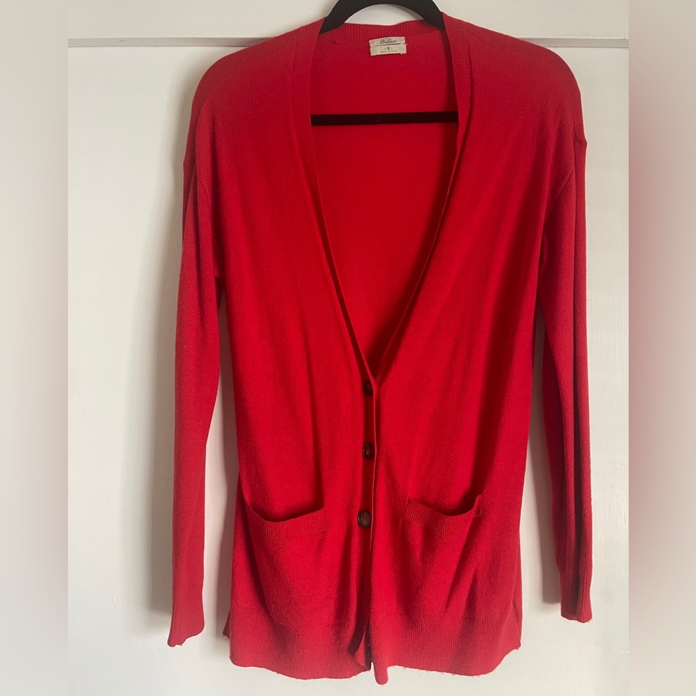 Beautiful bright cardigan from Madewell (Wallace)